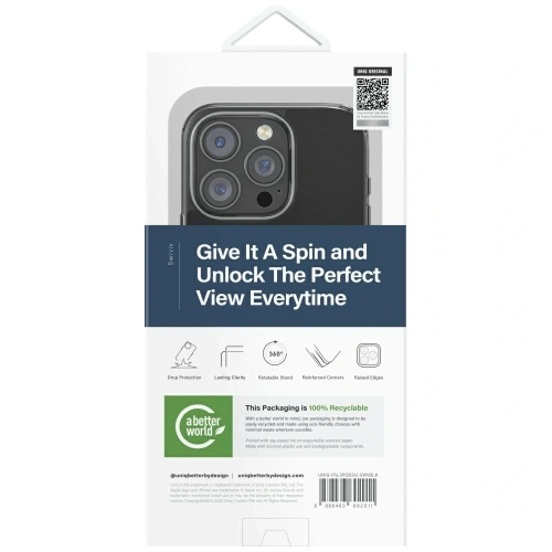 Buy UNIQ Swivix Apple iPhone 16 Pro 360 Rotating Kickstand black - UNIQ1497 - {ean13} - Home Screen Store Europe
