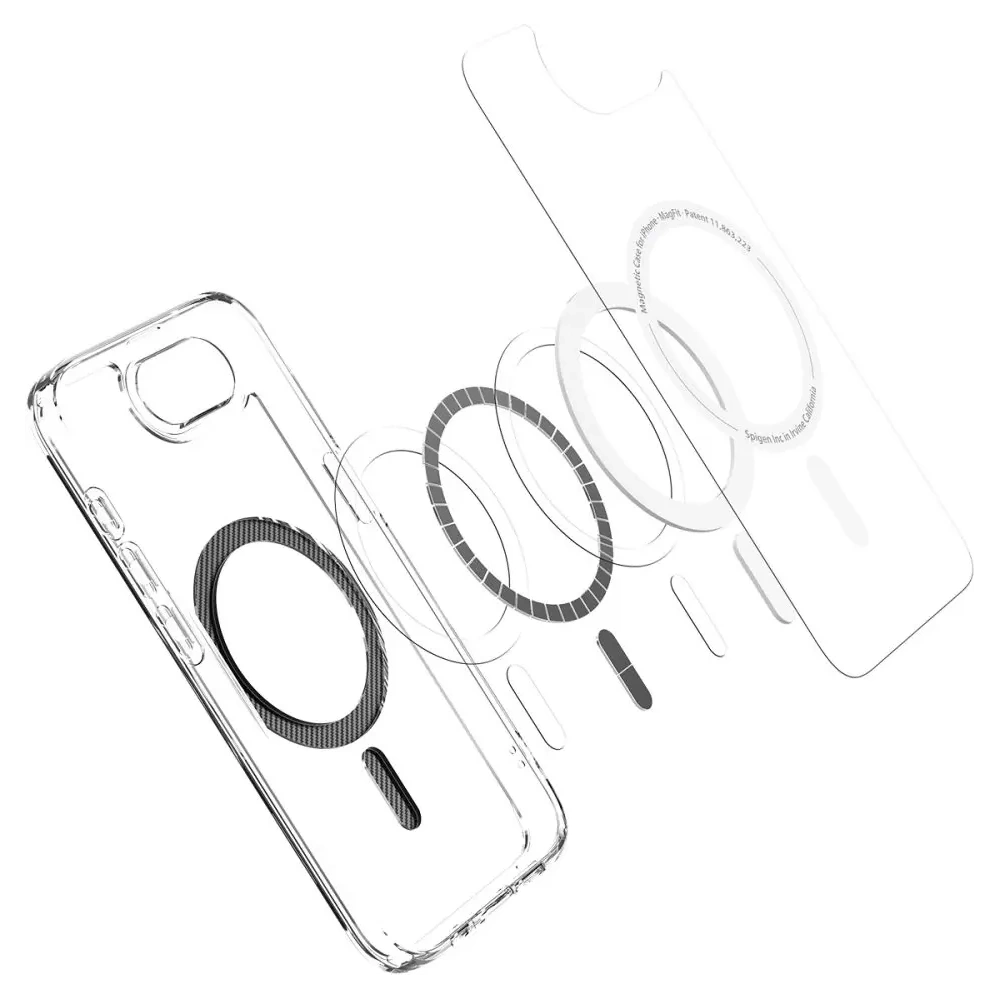 Etui Spigen Ultra Hybrid Mag MagSafe Apple iPhone 16e Carbon Fiber