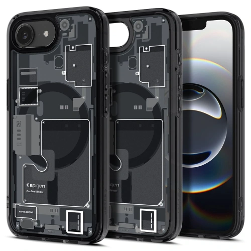 Kup Spigen Ultra Hybrid Mag MagSafe Apple iPhone 16e Zero One Fekete - SPN16718 - {ean13} - Sklep Home Screen