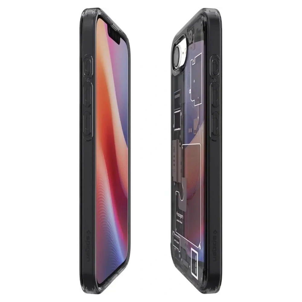 Etui Spigen Ultra Hybrid Mag MagSafe Apple iPhone 16e Zero One Black