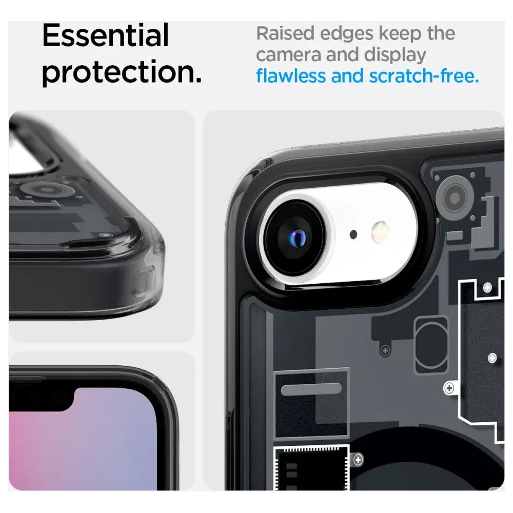 Etui Spigen Ultra Hybrid Mag MagSafe Apple iPhone 16e Zero One Black