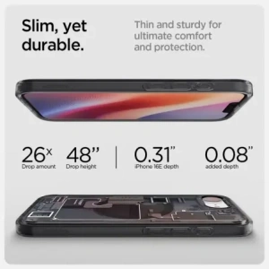 Kup Etui Spigen Ultra Hybrid Mag MagSafe Apple iPhone 16e Zero One Black - SPN16718 - {ean13} - Sklep Home Screen