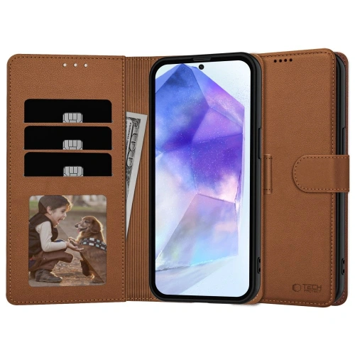 Kup Etui z klapką Tech-Protect Wallet Samsung Galaxy A56 5G Brown - THP4012 - {ean13} - Sklep Home Screen