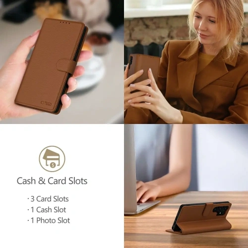 Kup Etui z klapką Tech-Protect Wallet Samsung Galaxy A56 5G Brown - THP4012 - {ean13} - Sklep Home Screen