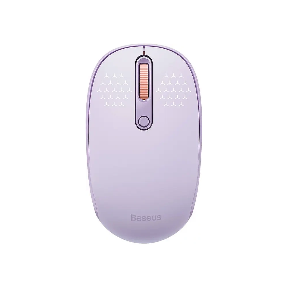 Bezprzewodowa myszka Baseus F01B Tri-Mode 2.4G BT 5.0 1600 DPI (fioletowa)