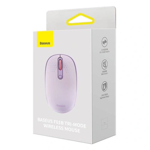 Kup Baseus F01B Tri-Mod 2.4G BT 5.0 1600 DPI Mouse Wireless (mov) - BSU8939 - {ean13} - Sklep Home Screen