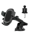 Baseus UltraControl Pro cockpit / rács autós tartó telefonhoz (fekete)