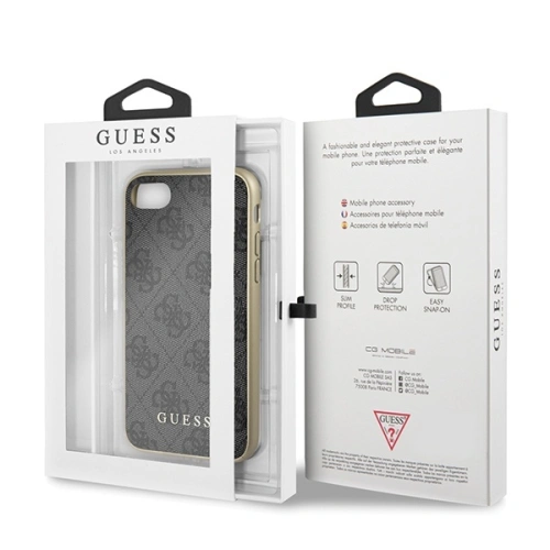 Kup Case Guess GUHCI8G4GG Apple iPhone SE 2022/SE 2020/8/7 grau/hard case 4G Collection - GUE500GRY - {ean13} - Sklep Home Screen
