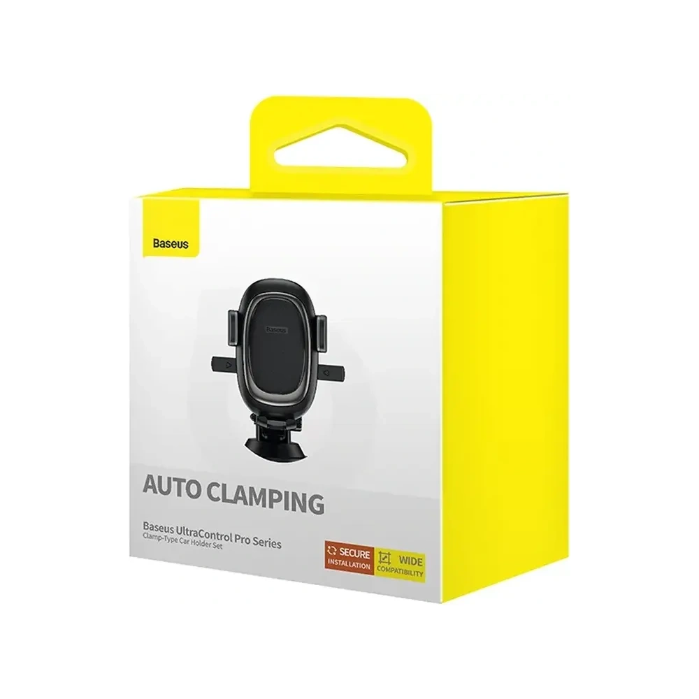 Uchwyt samochodowy na kokpit / do kratki Baseus UltraControl Pro na telefon (czarny)