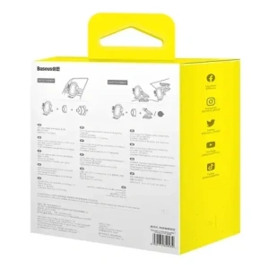 Kup Baseus Suport auto UltraControl Pro pentru telefon (negru) cu prindere pe cockpit / grilă - BSU8940 - {ean13} - Sklep Home Screen