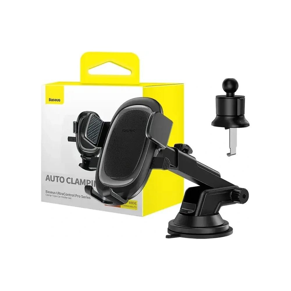 Uchwyt samochodowy na kokpit / do kratki Baseus UltraControl Pro na telefon (czarny)
