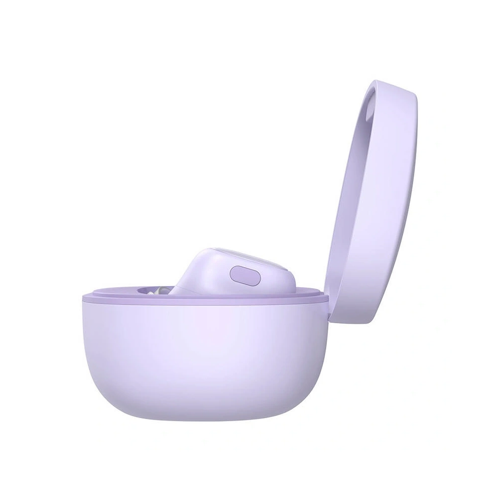 Bezprzewodowe słuchawki dokanałowe Baseus Bowie WM01 (fioletowe)