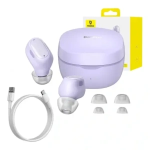 Buy Baseus Bowie WM01 wireless in-ear headphones (purple) - BSU8943 - {ean13} - Home Screen Store Europe
