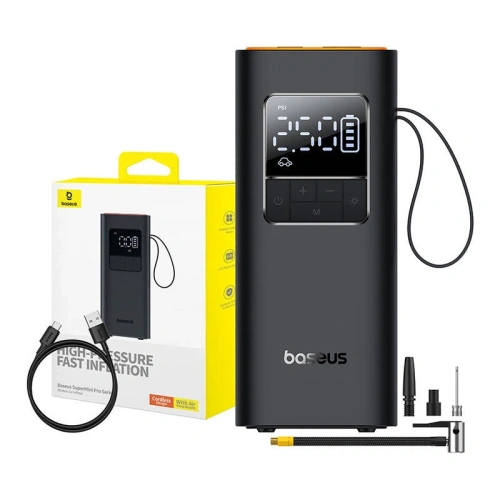 Buy Baseus SuperMini Pro car pump/compressor (black) - BSU8944 - {ean13} - Home Screen Store Europe