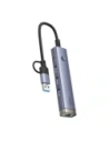 Kup Baseus UltraJoy Hub 4in1 USB-A, USB-C / 3xUSB-A 3.0 + USB-C + RJ45 (grau) - BSU8945 - {ean13} - Sklep Home Screen