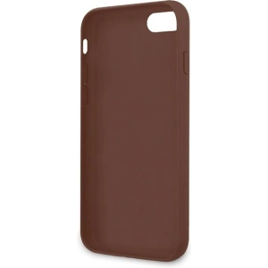 Buy Guess GUHCI8G4GLBR Apple iPhone SE 2022/SE 2020/8/7 brown hard case 4G Stripe Collection - GUE501BR - {ean13} - Home Screen Store Europe
