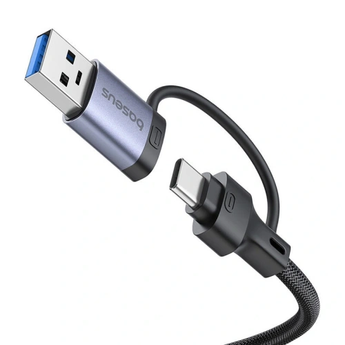 Kup Baseus UltraJoy Hub 4v1 USB-A, USB-C / 3xUSB-A 3.0 + USB-C + RJ45 (šedý) - BSU8945 - {ean13} - Sklep Home Screen