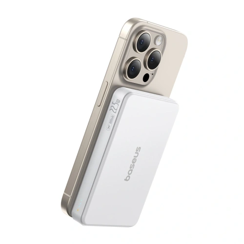 Buy Baseus Airpow2 Qi2 magnetic powerbank 10000mAh 22.5W (white) - BSU8946 - {ean13} - Home Screen Store Europe
