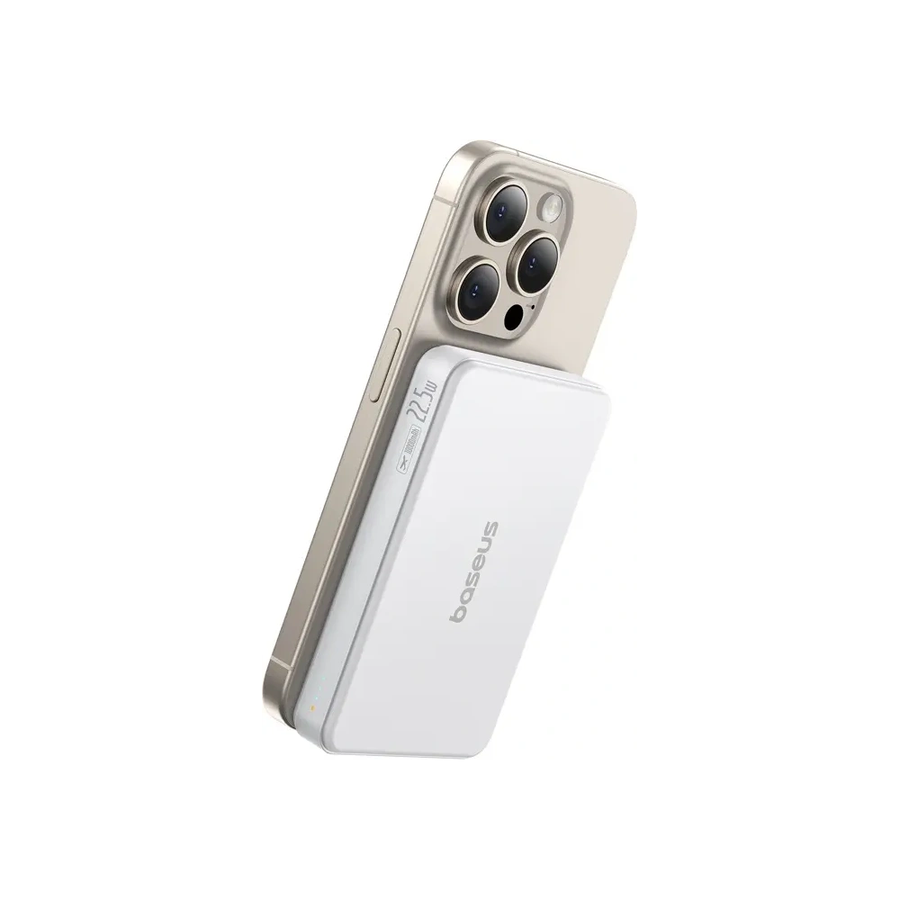 Powerbank magnetyczny Baseus Airpow2 Qi2 10000mAh 22.5W (biały)