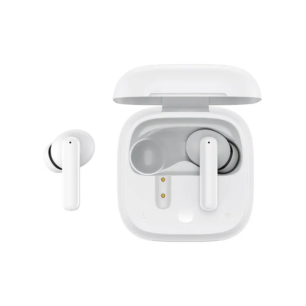 Bezprzewodowe słuchawki dokanałowe TWS QCY T13 ANC (białe)