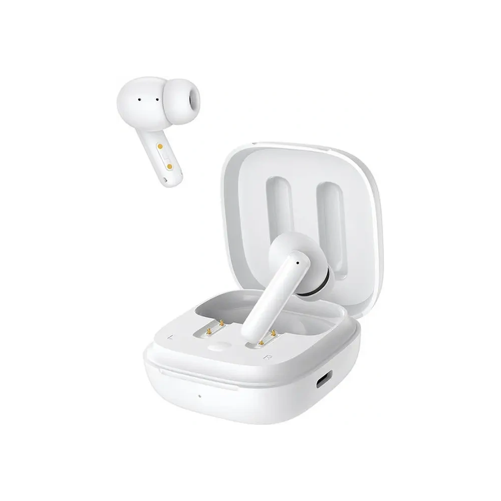 Bezprzewodowe słuchawki dokanałowe TWS QCY T13 ANC (białe)