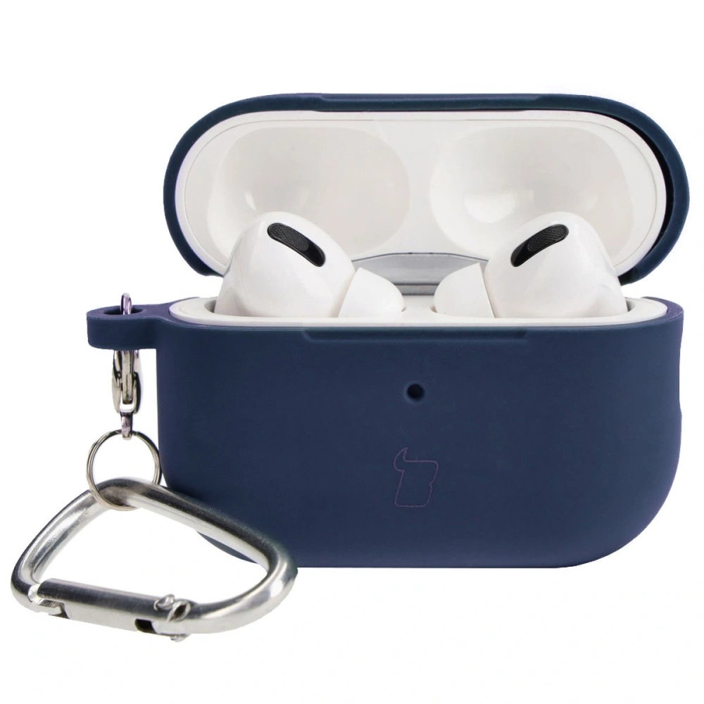 Etui Bizon Case Headphone Silicone do Apple AirPods Pro 2 ciemnoniebieskie
