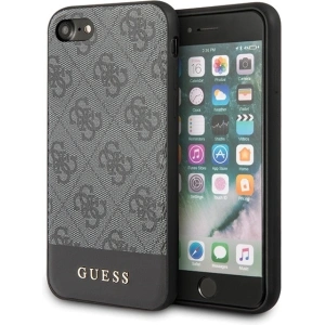 Kup Case Guess GUHCI8G4GLGR Apple iPhone SE 2022/SE 2020/8/7 grau/grey Hartschale 4G Stripe Collection - GUE502GRY - {ean13} - Sklep Home Screen