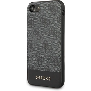 Buy Guess GUHCI8G4GLGR Apple iPhone SE 2022/SE 2020/8/7 grey hard case 4G Stripe Collection - GUE502GRY - {ean13} - Home Screen Store Europe