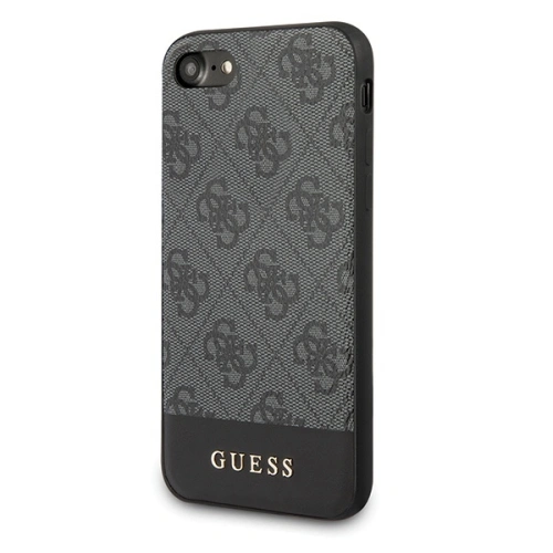 Kup Etui Guess GUHCI8G4GLGR Apple iPhone SE 2022/SE 2020/8/7 gri/grey carcasă dură 4G Stripe Collection - GUE502GRY - {ean13} - Sklep Home Screen