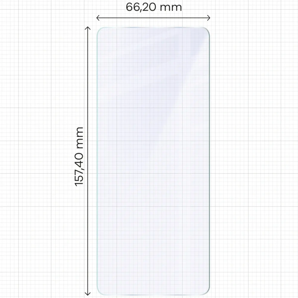 Elastyczne szkło hybrydowe Bizon Glass Mule do Realme 14 Pro 5G