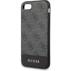 Buy Guess GUHCI8G4GLGR Apple iPhone SE 2022/SE 2020/8/7 grey hard case 4G Stripe Collection - GUE502GRY - {ean13} - Home Screen Store Europe