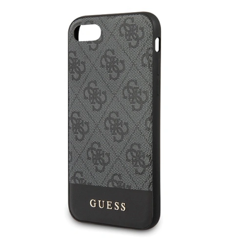 Buy Guess GUHCI8G4GLGR Apple iPhone SE 2022/SE 2020/8/7 grey hard case 4G Stripe Collection - GUE502GRY - {ean13} - Home Screen Store Europe