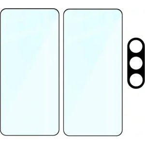 Kup 2x szkło na ekran + 1x na aparat Bizon Edge 2 Pack do Samsung Galaxy S25 - BIZ8786 - {ean13} - Sklep Home Screen