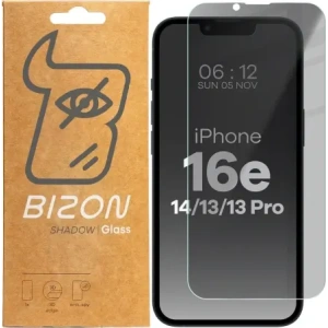 Buy Bizon Glass Clear Shadow Apple iPhone 16e / 14 / 13 / 13 Pro tinted - BIZ8789 - {ean13} - Home Screen Store Europe