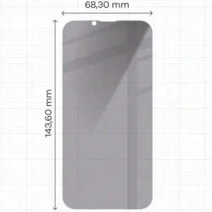 Kup Prywatyzujące szkło hartowane Bizon Glass Clear Shadow do Apple iPhone 16e / 14 / 13 / 13 Pro przyciemniane - BIZ8789 - {ean13} - Sklep Home Screen
