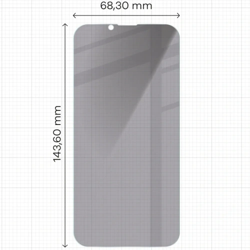 Kup Bizon Glass Clear Shadow Apple iPhone 16e / 14 / 13 / 13 Pro nuanțat - BIZ8789 - {ean13} - Sklep Home Screen