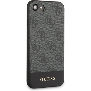Buy Guess GUHCI8G4GLGR Apple iPhone SE 2022/SE 2020/8/7 grey hard case 4G Stripe Collection - GUE502GRY - {ean13} - Home Screen Store Europe