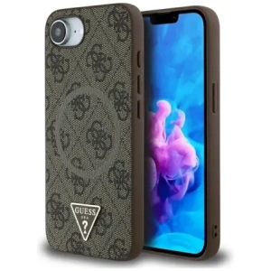 Kup Guess Logo Triunghi 4G MagSafe pentru Apple iPhone 16e maro - GUE4454 - {ean13} - Sklep Home Screen