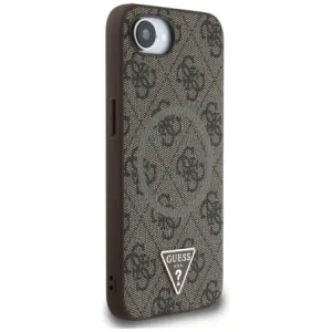 Kup Guess Logo Triunghi 4G MagSafe pentru Apple iPhone 16e maro - GUE4454 - {ean13} - Sklep Home Screen