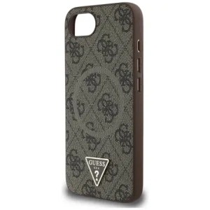 Kup Guess Logo Triunghi 4G MagSafe pentru Apple iPhone 16e maro - GUE4454 - {ean13} - Sklep Home Screen