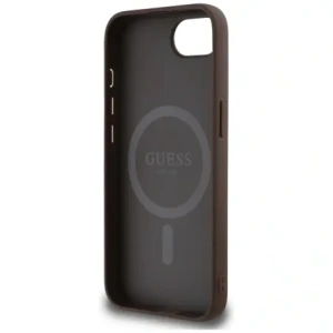 Kup Guess Logo Triunghi 4G MagSafe pentru Apple iPhone 16e maro - GUE4454 - {ean13} - Sklep Home Screen