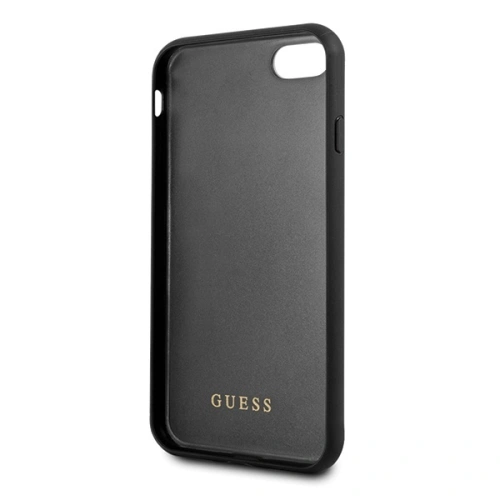 Kup Etui Guess GUHCI8MGGBK Apple iPhone SE 2022/SE 2020/8/7 negru/black hard case Glitter Marble Glass - GUE503BLK - {ean13} - Sklep Home Screen
