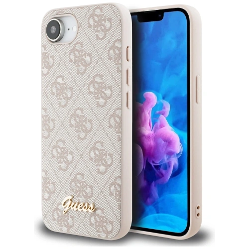 Kup Guess Logo Script 4G MagSafe Apple iPhone 16e roz - GUE4457 - {ean13} - Sklep Home Screen