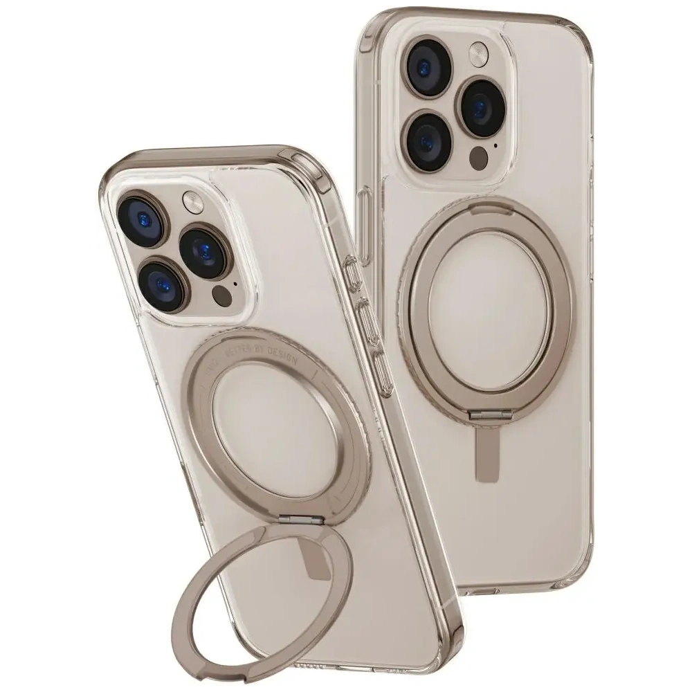 Etui UNIQ Swivix do Apple iPhone 16 Pro 360 Rotating Kickstand złoty