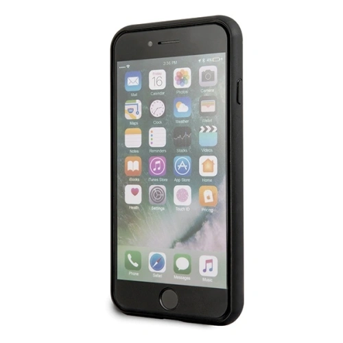 Kup Etui Guess GUHCI8MGGBK Apple iPhone SE 2022/SE 2020/8/7 negru/black hard case Glitter Marble Glass - GUE503BLK - {ean13} - Sklep Home Screen
