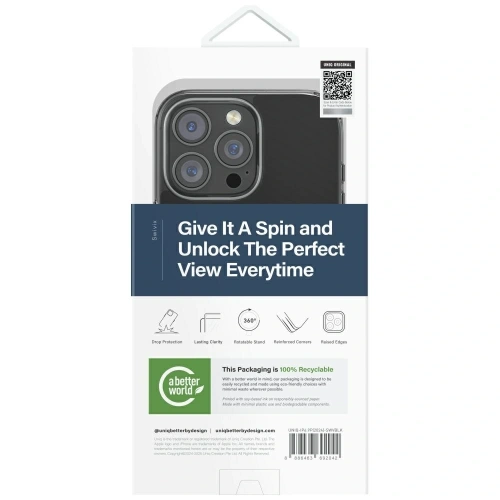 Kup UNIQ Swivix Apple iPhone 16 Pro Max 360 fokos forgatható talp fekete - UNIQ1500 - {ean13} - Sklep Home Screen
