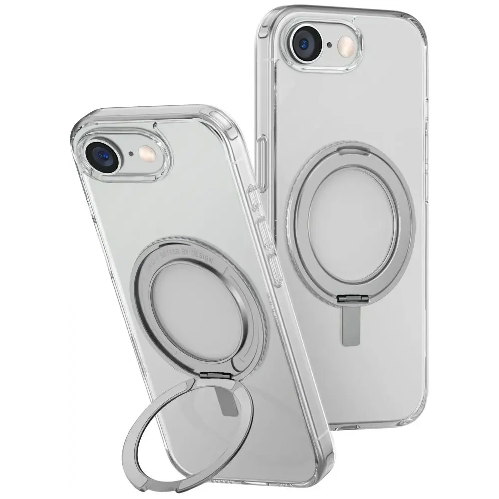 Etui UNIQ Swivix do Apple iPhone 16e 360 Rotating Kickstand przezroczysty