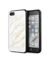 Etui Guess GUHCI8MGGWH Apple iPhone SE 2022/SE 2020/8/7 alb/white hard case Glitter Marble Glass