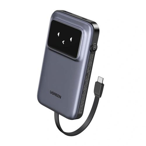 Buy UGREEN Uno PB511 Powerbank 10000mAh 30W + built-in USB-C cable (gray) - UGR5620 - {ean13} - Home Screen Store Europe