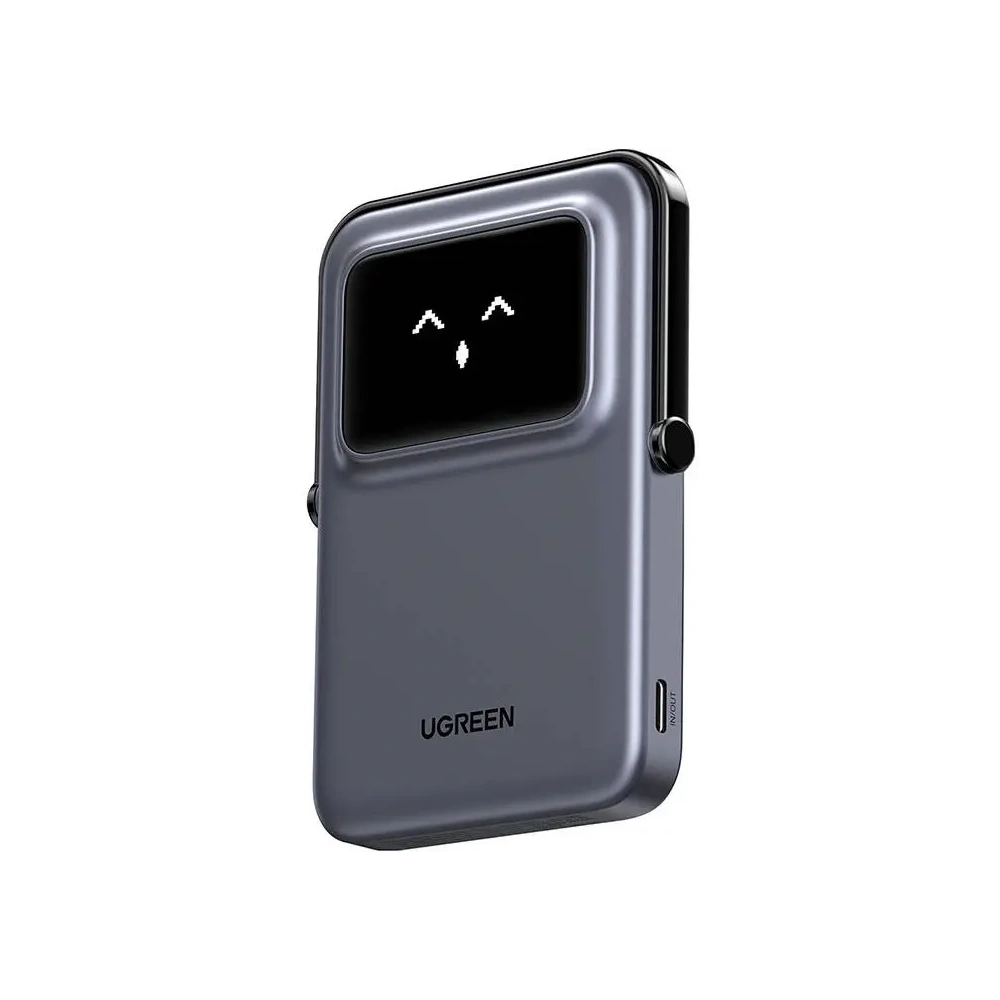 Powerbank magnetyczny UGREEN Uno PB571 5000mAh USB-C MagSafe (szary)